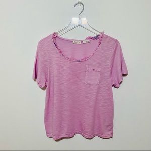 Meadow Rue Pink Top by Anthropologie